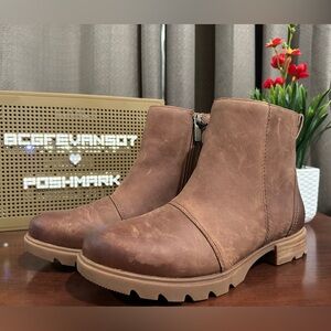 Sorel Brown Ankle Boots